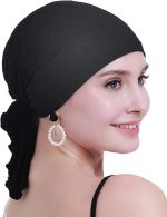 osvyo Touca de algodão Chemo Turbans Headwear para mulheres com câncer e perda de cabelo
