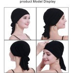osvyo Touca de algodão Chemo Turbans Headwear para mulheres com câncer e perda de cabelo - Imagem 2