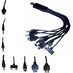 Cabo Carregador Universal 10 Conexoes Usb Para Celular - Imagem 2
