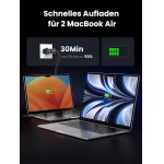Ugreen USB-A+3*USB-C 100W GaN Tech Fast Charger EU Black CD226 - Imagem 3