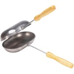 Sanduicheira Rápida de Sal de Fogão Misto Quente Alumínio Manual - Imagem 2