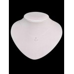 Colar Chocker Nossa Senhora Aparecida, Fio de Nylon 45cm, Pingente em Madrepérola, Folheado a Ouro, Fecho Rosqueável Feminino Mulher Adolescente Infantil Semijoia Gargantilha - Imagem 3