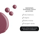 Kit Esmalte Dailus Nude Rosa Marrom Cremoso Queridinhos (Rose, Taça, Suspiro) - Imagem 5