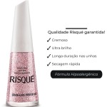 Kit 5 Esmaltes Risque Marrom Nude Esmaltes Hipoalergênico - Imagem 5