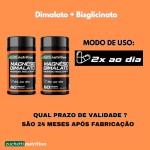 Kit 2 Potes Magnesio Dimalato Bisglicinato 120 Cápsulas 500mg zuchetti nutrition capsula - Imagem 4