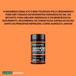 Kit 2 Potes Magnesio Dimalato Bisglicinato 120 Cápsulas 500mg zuchetti nutrition capsula - Imagem 5