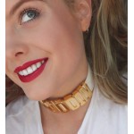 Colar gargantilha PUDDIN de couro sintético branco para cosplay, filmes, acessórios de Halloween, cosplay - Imagem 6