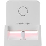 Carregador por indução 10w com stand de apoio para celulares e outros dispositivos com carregamento QI wireless sem fio, Cabos & Plugs - Imagem 4