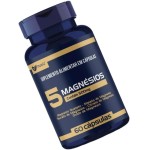 5 Magnésios 500mg 300 Cápsulas Muwiz - 5 Potes Com 60 Cápsulas Cada - Imagem 4