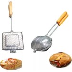 Kit 2 Sanduicheira Torradeira Pão Forma Francês Aluminio(Baurutex) - Imagem 7