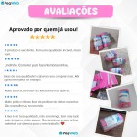 Kit Lixa 100 Unidade 8 cm Rosa Grão 100/180 - Imagem 6