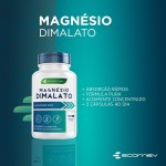 Tri Magnesio Treonato + Quelato + Dimalato 500mg 100% Puro 360Cáp Ecomev - Imagem 5
