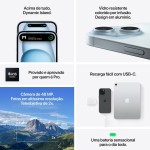 Apple iPhone 15 (128 GB) — Azul - Imagem 5