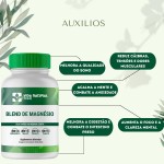 Blend de Magnésios 60 Cápsulas Equilíbrio Muscular Neurológico e Cardiovascular Vida Natural Prime - Imagem 4