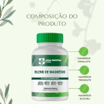 Blend de Magnésios 60 Cápsulas Equilíbrio Muscular Neurológico e Cardiovascular Vida Natural Prime - Imagem 6