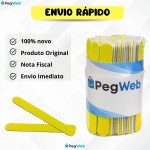 100 Lixas de Unha Mini Descartáveis Manicure Pedicure 8 cm Salão Profissional Beleza Kit de 100 Unidades Grão 100/180 - Imagem 8