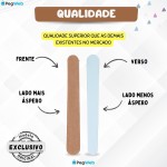 100 Lixas de Unha Mini Descartáveis Manicure Pedicure 8 cm Salão Profissional Beleza Kit de 100 Unidades Grão 100/180 - Imagem 3
