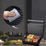 Sanduicheira Grill Elétrico Multifuncional, 750W, Antiaderente, Termostato, 110V/220V, 27x22x9cm - Imagem 8