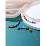 Jovivi Colar De Cristal Cura Com 7 Chakras Para Mulheres, Ajustável, Banhado A Ouro 14K, Contas Redondas Pedra Natural, Gargantilha, Joias, Presentes Aniversário E Dia Das Mães - Imagem 6