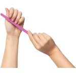 Conjunto de Lixas Dupla Face para Unhas, Contém 6 Unidades, Cores Laranja, Rosa e Roxo, Lanossi. - Imagem 3
