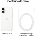 Apple iPhone 16 Plus (128 GB) – Branco - Imagem 6