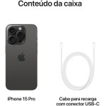 Apple iPhone 15 Pro (128 GB) — Titânio preto - Imagem 6