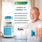 3x Cloreto de Magnesio P.A Puro Isolado Forma Impoatada 500mg 360Cáps Kit 6 Meses Ecomev - Imagem 3