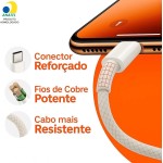 Carregador Turbo Tipo C Compatível com iPhone 15, 15 pro, 15 Pro Max, iPhone 16, 16 pro, 16 pro Max, Samsung Galaxy, IOS/Android Turbo + Cabo USB-C Ultra Rápido de 1M Premium - Imagem 4