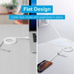 Cabo Iphone/Cabo Lightning I2GO Certificado MFi 1,2m 2,4A PVC Flexível Flat Branco - I2GO Basic - Imagem 8