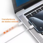 Cabo USB para Lightning Reforçado 1M, Compatível com iPhone 6 7 8 X Xs 11 Se 12 Xr 13 14 Pro Max – Carregamento Turbo e Transferência de Dados - Imagem 7