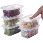 Plasútil Pop - Conjunto de Potes Retangulares com 5 Unidades, 380 ml cada - Imagem 4