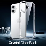 JETech Capa para iPhone 16 6,1 Polegadas, Case Protetora de Telefone à Prova de Choque, Anti-Amarelecimento, Capinha Parte Traseira Transparente Anti-Riscos (Claro) - Imagem 3