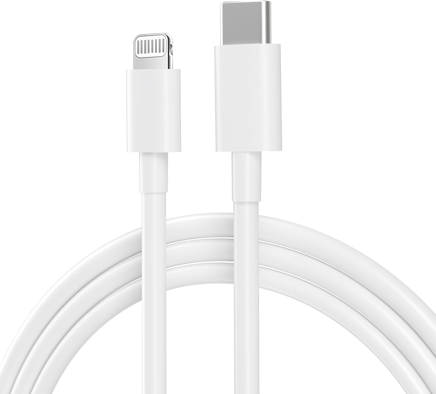 1770891384_Cabo-USB-C-para-Lightning-3A-20W-1-Metro-Branco-Tipo.jpg Cabo USB-C para Lightning 3A 20W 1 Metro Branco, Tipo C Cabo de Carregamento para iPhone 13/13 Pro /12/12 Pro/Pro Max/11/11 Pro/XS/Max/XR/X /8 /8Plus