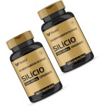 Silício Orgânico – 60 Cápsulas 490mg Suplemento Alimentar Muwiz 2 Unidades - Imagem 3