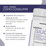 Silício Com Vitaminas A,B5,B7,C,D,E 500mg 60 Cápsulas - Natunéctar - Imagem 5