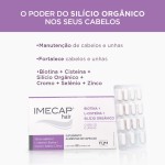 Imecap® Hair Silício Orgânico 60 Cápsulas - Nutracêutico para Cabelos e Unhas - Imagem 3