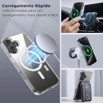 Capa Mag-safe para [iPhone 16] Capinha Slim Magnetica com [Proteção de Câmera] Transparente Clear Case [Anti-Amarelamento], Compatível com MagSafe, Resistente a Riscos e Anti Impacto - Imagem 5
