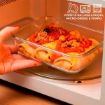 Kit 4 potes hermeticos de vidro 370ml com trava na tampa conserva alimentos - Imagem 6