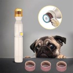Lixa De Unha Pet Elétrica Cortador De Unha Cães E Gatos Luxo - Imagem 5