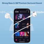 Fones de ouvido USB C com fio USB C para iPhone 17 Pro Max/17 Air/16e/16 Pro Max/16 Plus, Samsung Galaxy A16/A17/S25FE/S25 Ultra/S24 Ultra/S23/S22, Tipo C, fones de ouvido estéreo HiFi - Imagem 6