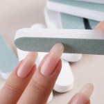 Kit de Manicure e Pedicure com Lixa de Unha Dupla Face, Palito de Cutícula de Madeira, Escova de Limpeza e lixa de Polimento para Cuidados de Unhas - Imagem 4