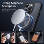 JETech Capa Magnético para iPhone 14 Pro 6,1 Polegadas Compatível com MagSafe, Case Capinha Translúcido Fosco Verso Fina à Prova de Choque Tampa (Preto) - Imagem 3