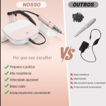 Kit Unhas, Lixadeira Eletrica para Unhas, Lixa Eletrica para Unhas, Lixadeira de Unha - Imagem 5