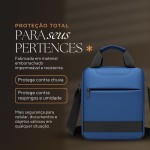 Bolsa De Ombro Impermeável Transversal Shoulder Bag Unissex Necessaire Tiracolo Pochete Espaçosa Emborrachado Bolsos Divisões Dynamart Unissex 5 Compartimentos Alça Regulável - Imagem 3