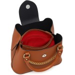 Bolsa Feminina Com Alça de Mão e Ombro Reajustável e Com Bolso Externo + Detalhe em Corrente - Imagem 6