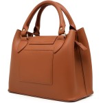 Bolsa Feminina Com Alça de Mão e Ombro Reajustável e Com Bolso Externo + Detalhe em Corrente - Imagem 7