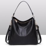Bolsa Grande Feminina Transversal Moderna Luxo E Carteira - Imagem 2