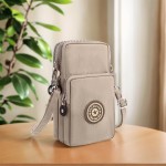 Pequena bolsa transversal para mulheres, mini bolsa de celular carteira com alça ajustável sobre o ombro - Imagem 3