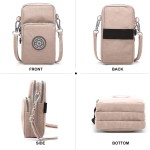 Pequena bolsa transversal para mulheres, mini bolsa de celular carteira com alça ajustável sobre o ombro - Imagem 4