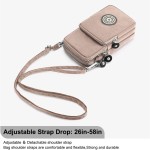 Pequena bolsa transversal para mulheres, mini bolsa de celular carteira com alça ajustável sobre o ombro - Imagem 5
